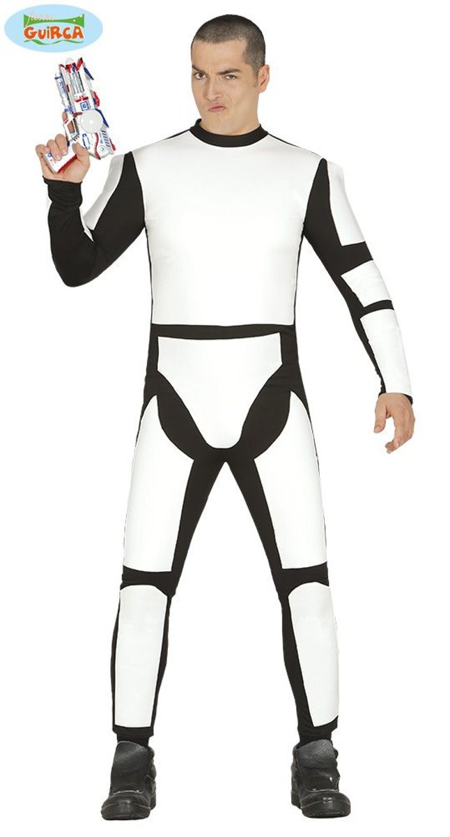 Stormtrooper Kostuum | Science Fiction Ruimte Soldaat | Man | Maat 48-50 | Carnaval kostuum | Verkleedkleding